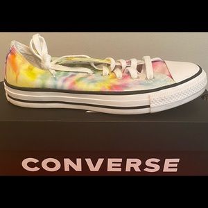 Converse Women’s rainbow low top Chuck Taylors